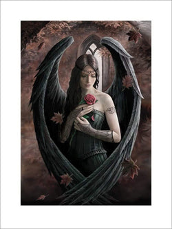 Pyramid Anne Stokes Angel Rose Kunstdruk 60x80cm | Posters.nl