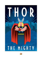 Pyramid Marvel Deco Thor Kunstdruk 60x80cm | Posters.nl