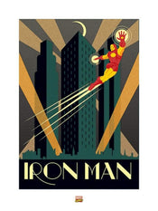 Pyramid Marvel Deco Iron Man Kunstdruk 60x80cm | Posters.nl