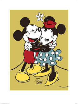Pyramid Mickey and Minnie Mouse True Love Kunstdruk 60x80cm | Posters.nl