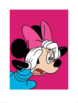 Pyramid Minnie Mouse Shocked Kunstdruk 60x80cm | Posters.nl