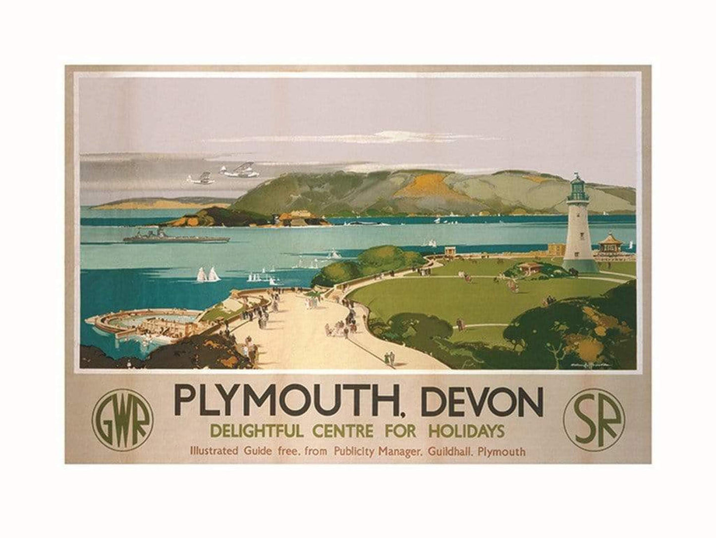 Pyramid Plymouth 3 Kunstdruk 60x80cm | Posters.nl