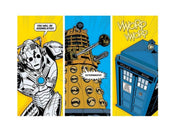Pyramid Doctor Who Comic Sections Kunstdruk 60x80cm | Posters.nl