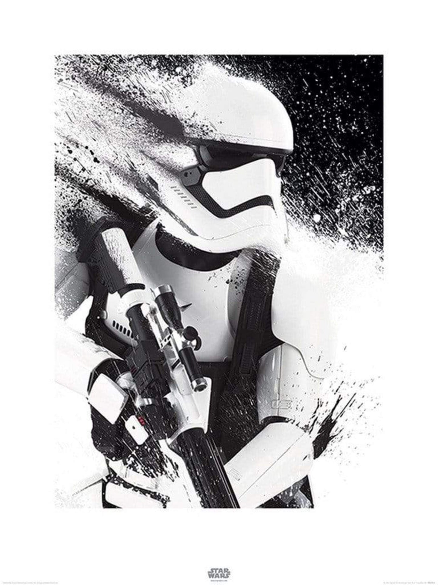 Pyramid Star Wars Episode VII Stormtrooper Paint Kunstdruk 60x80cm | Posters.nl