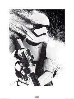 Pyramid Star Wars Episode VII Stormtrooper Paint Kunstdruk 60x80cm | Posters.nl