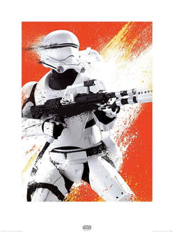 Pyramid Star Wars Episode VII Flametrooper Paint Kunstdruk 60x80cm | Posters.nl