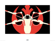 Pyramid Star Wars Episode VII XWing Pop Art Kunstdruk 60x80cm | Posters.nl