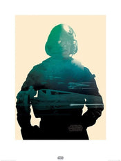 Pyramid Star Wars Episode VII Poe Tri Kunstdruk 60x80cm | Posters.nl