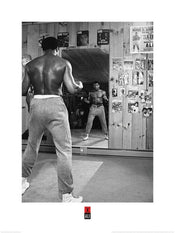 Pyramid Muhammad Ali Mirror Kunstdruk 60x80cm | Posters.nl