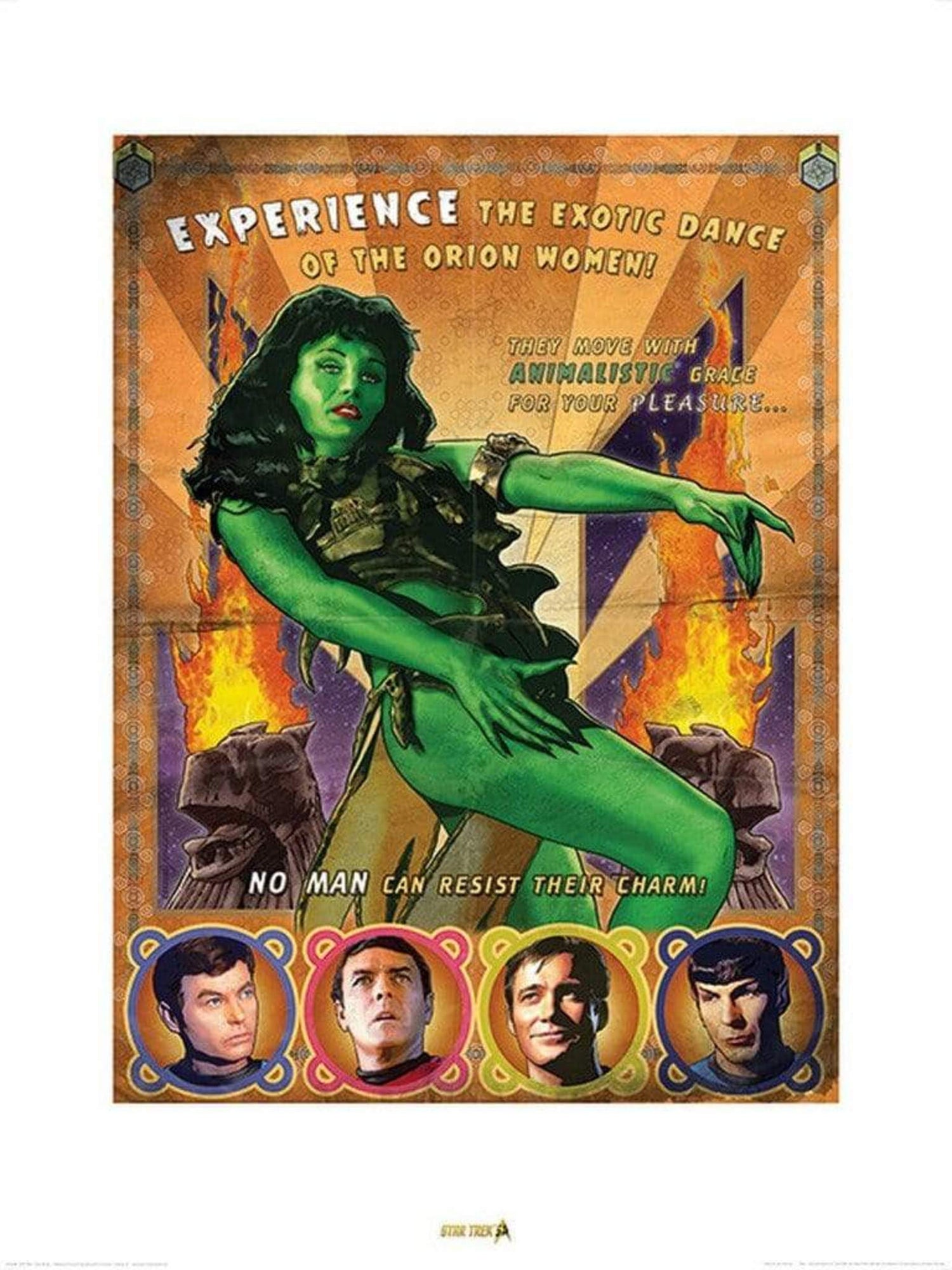 Pyramid Star Trek Orion Women 50th Anniversary Kunstdruk 60x80cm | Posters.nl