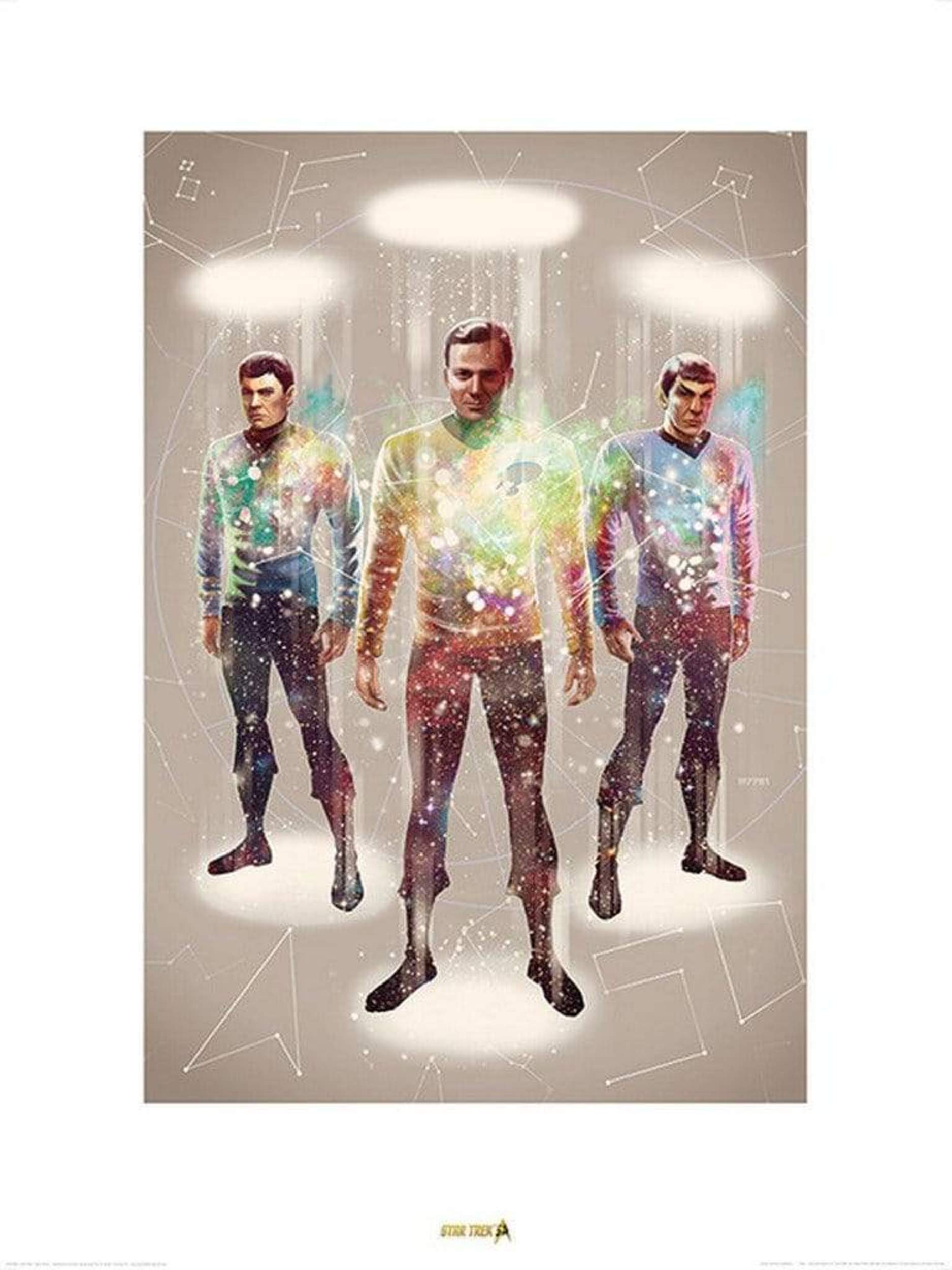 Pyramid Star Trek Beam Me Up 50th Anniversary Kunstdruk 60x80cm | Posters.nl