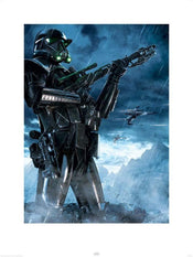 Pyramid Star Wars Rogue One Death Trooper Rain Kunstdruk 60x80cm | Posters.nl