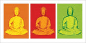 Pyramid Buddha Pop Art Kunstdruk 50x100cm | Posters.nl