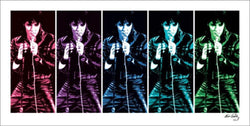 Pyramid Elvis Presley 68 Comeback Special Pop Art Kunstdruk 50x100cm | Posters.nl