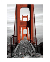 Pyramid Golden Gate Bridge San Francisco Kunstdruk 40x50cm | Posters.nl