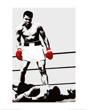 Pyramid Muhammad Ali Gloves Kunstdruk 40x50cm | Posters.nl