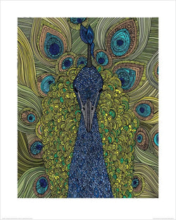 Pyramid Valentina Ramos The Peacock Kunstdruk 40x50cm | Posters.nl