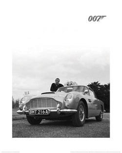 Pyramid James Bond Connery Black and White Kunstdruk 40x50cm | Posters.nl