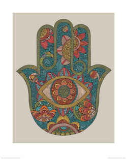Pyramid Valentina Ramos Hamsa Kunstdruk 40x50cm | Posters.nl