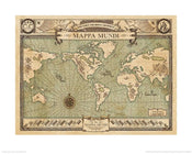 Pyramid Fantastic Beasts Mappa Mundi Kunstdruk 40x50cm | Posters.nl
