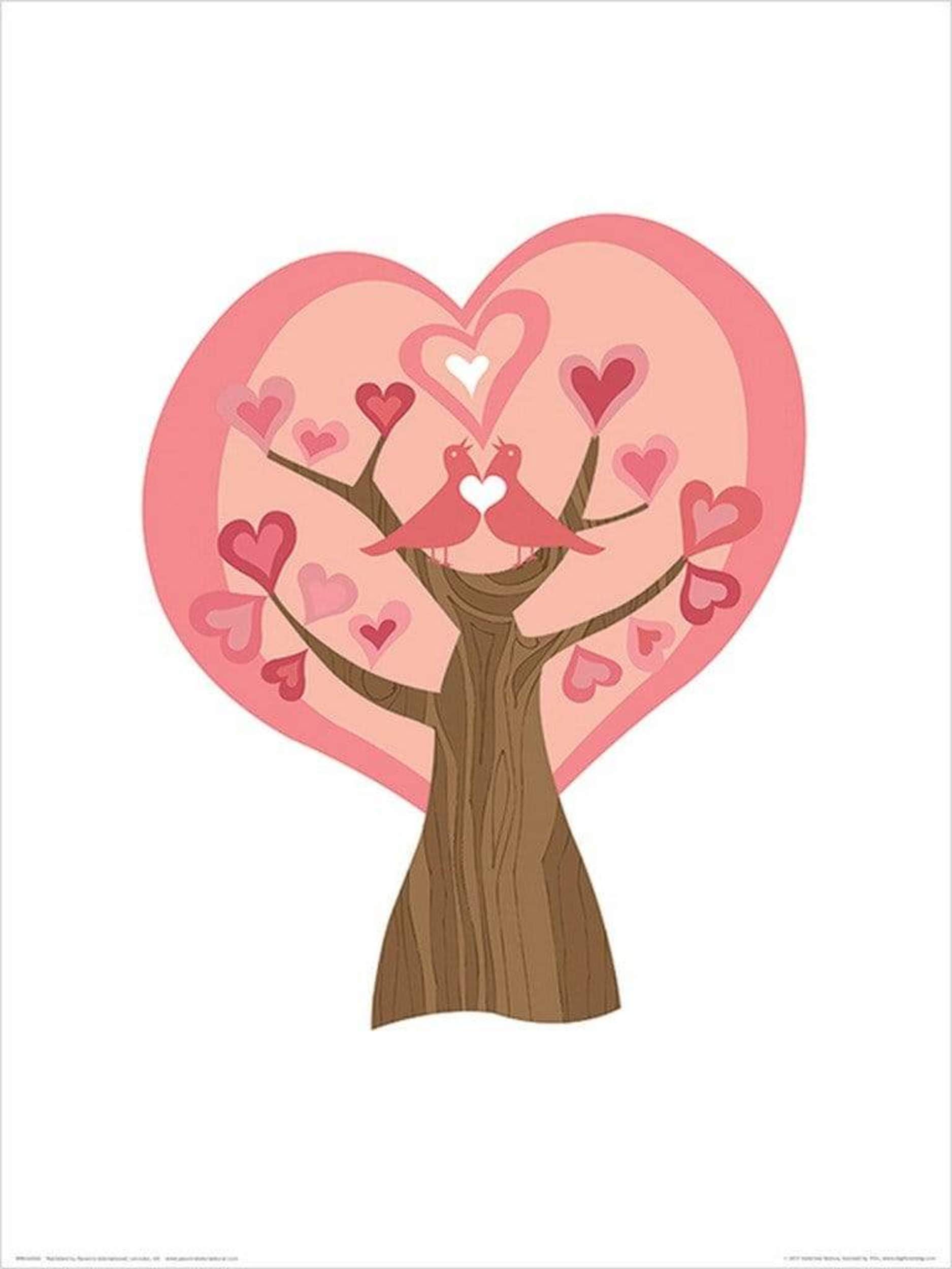 Pyramid Valentina Ramos Tree of Love Kunstdruk 30x40cm | Posters.nl