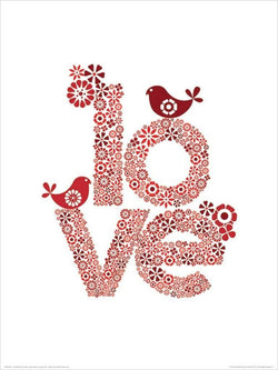 Pyramid Valentina Ramos Red Love Kunstdruk 30x40cm | Posters.nl