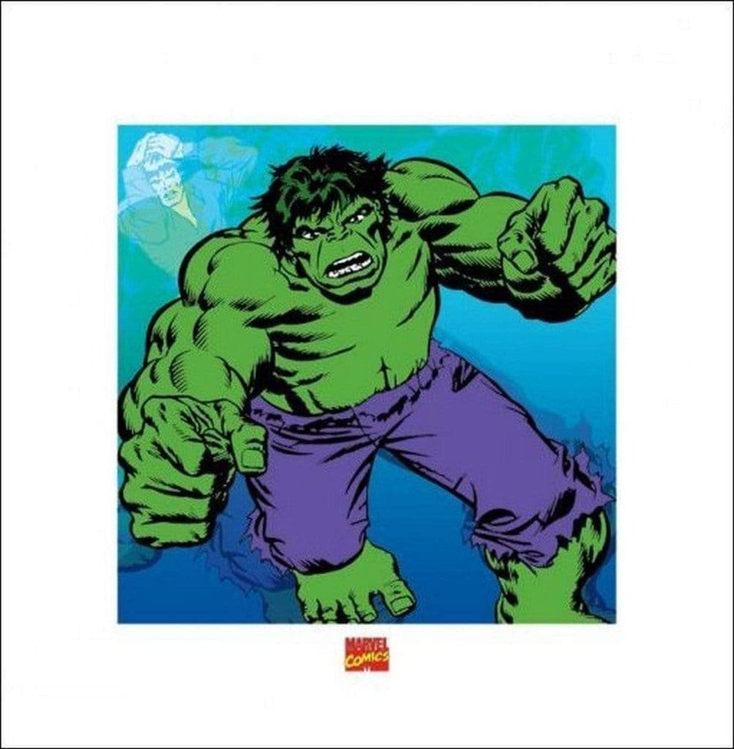 Pyramid Hulk Marvel Comics Kunstdruk 40x40cm | Posters.nl