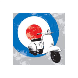 Pyramid Scooter Kunstdruk 40x40cm | Posters.nl