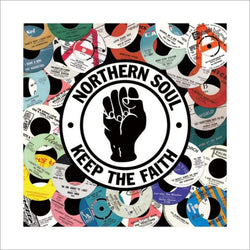 Pyramid Northern Soul Labels Kunstdruk 40x40cm | Posters.nl
