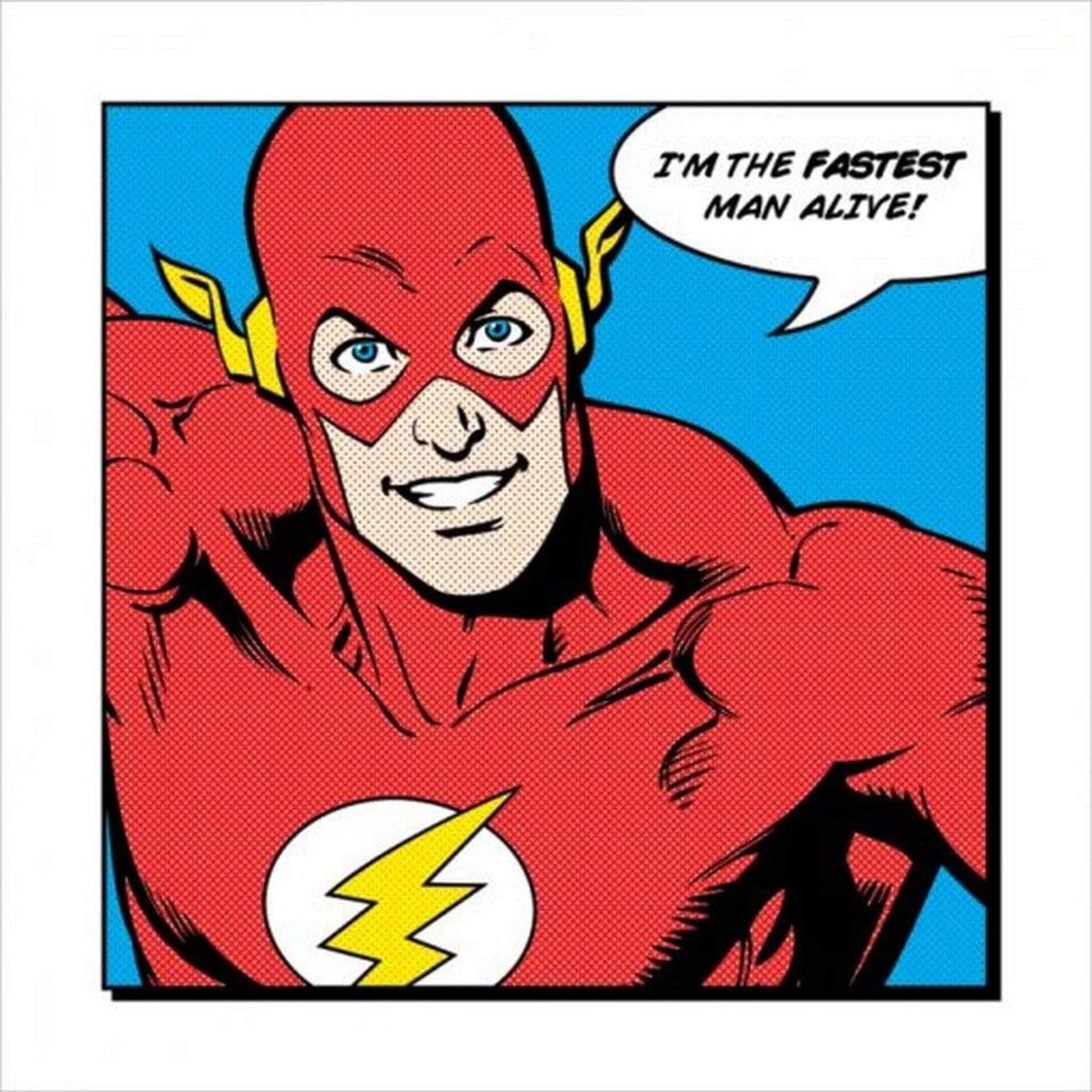 Pyramid Flash Fastest Man Alive Kunstdruk 40x40cm | Posters.nl