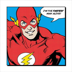Pyramid Flash Fastest Man Alive Kunstdruk 40x40cm | Posters.nl