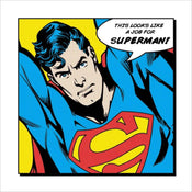 Pyramid Superman Looks Like A Job For Kunstdruk 40x40cm | Posters.nl
