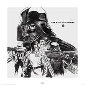 Pyramid Star Wars Rogue One The Galactic Empire Kunstdruk 40x40cm | Posters.nl