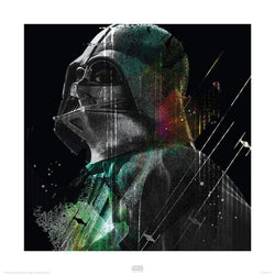 Pyramid Star Wars Rogue One Darth Vader Lines Kunstdruk 40x40cm | Posters.nl