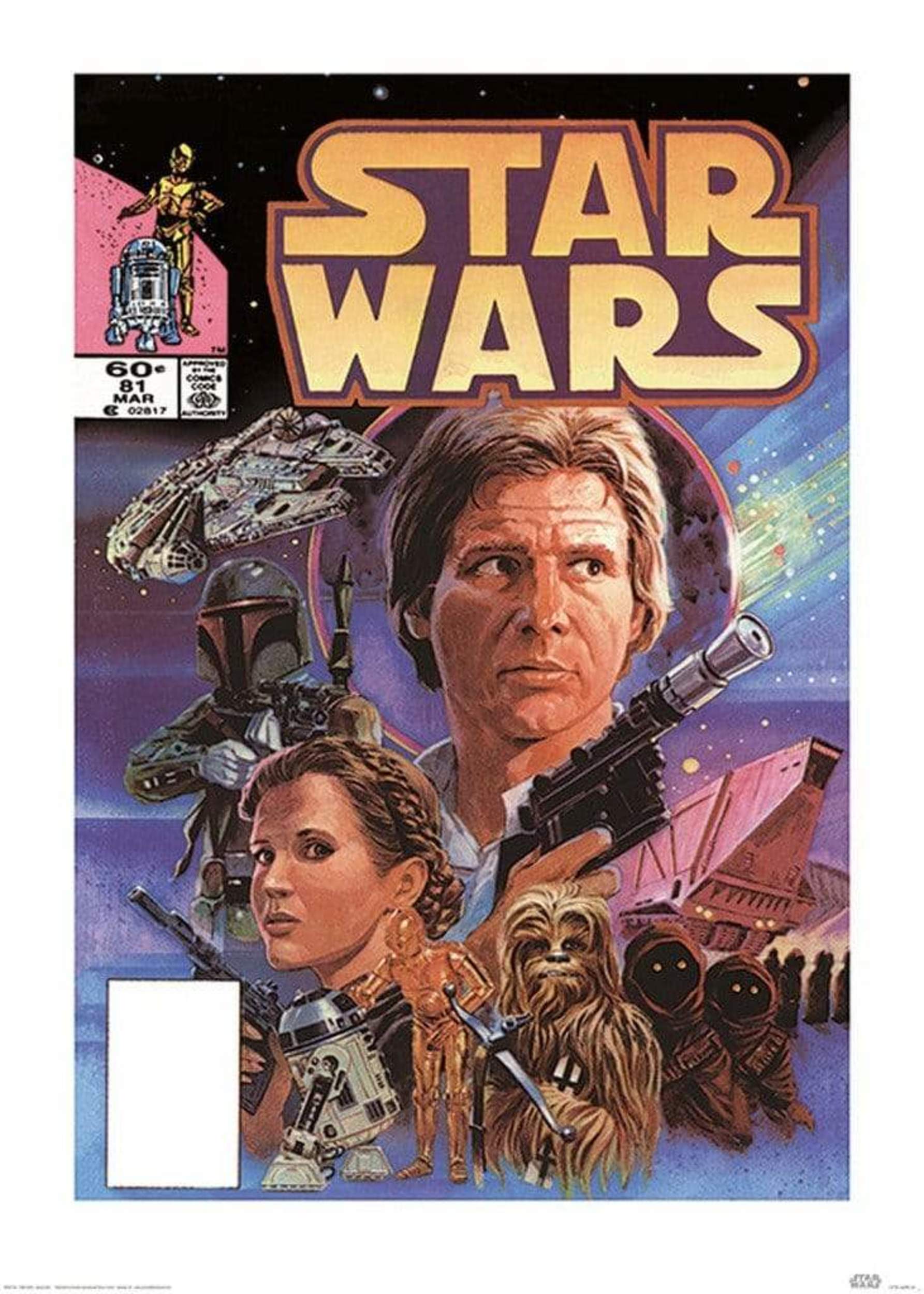 Pyramid Star Wars Captain Solo Kunstdruk 50x70cm | Posters.nl