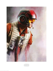 Pyramid Star Wars The Last Jedi Poe Paint Kunstdruk 60x80cm | Posters.nl