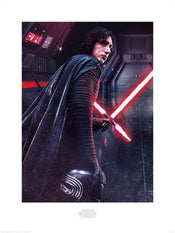 Pyramid Star Wars The Last Jedi Kylo Ren Rage Kunstdruk 60x80cm | Posters.nl