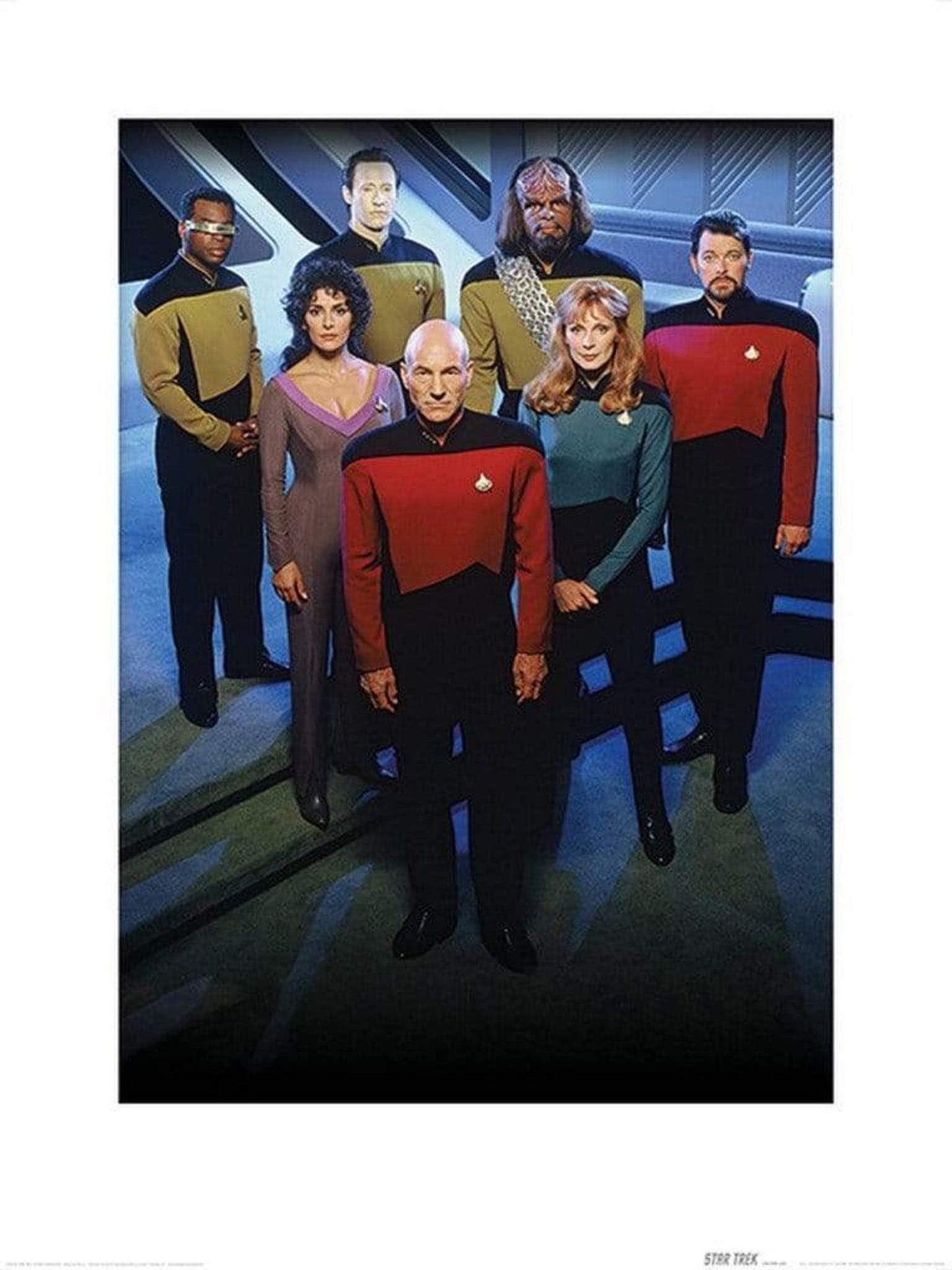 Pyramid Star Trek The Next Generation Enterprise Officers Kunstdruk 60x80cm | Posters.nl